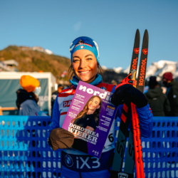LE GRAND BORNAND, FRANCE - DECEMBER 18: Dorothea Wierer of Italy December 18, 2025 in Le Grand Bornand, France. (Photo by Alexis Rodriguez)