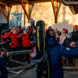 LE GRAND BORNAND, FRANCE - DECEMBER 18: December 18, 2025 in Le Grand Bornand, France. (Photo by Alexis Rodriguez)
