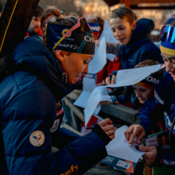 LE GRAND BORNAND, FRANCE - DECEMBER 18: December 18, 2025 in Le Grand Bornand, France. (Photo by Alexis Rodriguez)