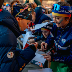 LE GRAND BORNAND, FRANCE - DECEMBER 18: December 18, 2025 in Le Grand Bornand, France. (Photo by Alexis Rodriguez)