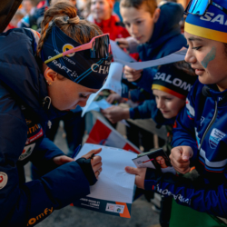 LE GRAND BORNAND, FRANCE - DECEMBER 18: December 18, 2025 in Le Grand Bornand, France. (Photo by Alexis Rodriguez)