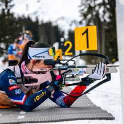 Samse National Tour n°4,MÉRIBEL, FRANCE - JANUARY 17: ROGUET LOUISE of FRA January 17, 2026 in Méribel, France. (Photo by Rodriguez Alexis / @Aleiks_photo)