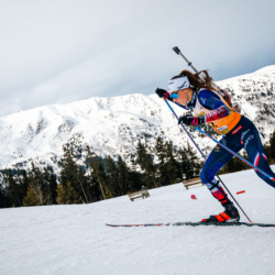 Samse National Tour n°4,MÉRIBEL, FRANCE - JANUARY 17: BUGEAUD LOLA of FRA January 17, 2026 in Méribel, France. (Photo by Rodriguez Alexis / @Aleiks_photo)
