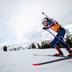 Samse National Tour n°4,MÉRIBEL, FRANCE - JANUARY 17: BUGEAUD LOLA of FRA January 17, 2026 in Méribel, France. (Photo by Rodriguez Alexis / @Aleiks_photo)