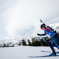 Samse National Tour n°4,MÉRIBEL, FRANCE - JANUARY 17: PERRIN CORALIE of FRA January 17, 2026 in Méribel, France. (Photo by Rodriguez Alexis / @Aleiks_photo)