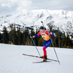 Samse National Tour n°4,MÉRIBEL, FRANCE - JANUARY 17: CART LAMY LISA of FRA January 17, 2026 in Méribel, France. (Photo by Rodriguez Alexis / @Aleiks_photo)