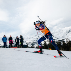 Samse National Tour n°4,MÉRIBEL, FRANCE - JANUARY 17: ROGUET LOUISE of FRA January 17, 2026 in Méribel, France. (Photo by Rodriguez Alexis / @Aleiks_photo)