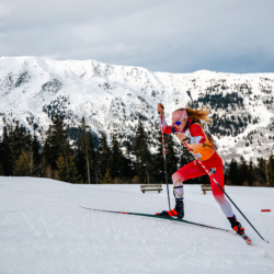 Samse National Tour n°4,MÉRIBEL, FRANCE - JANUARY 17: MORETTI LENA of FRA January 17, 2026 in Méribel, France. (Photo by Rodriguez Alexis / @Aleiks_photo)