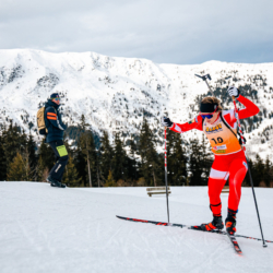 Samse National Tour n°4,MÉRIBEL, FRANCE - JANUARY 17: LAINE EVA of FRA January 17, 2026 in Méribel, France. (Photo by Rodriguez Alexis / @Aleiks_photo)