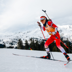 Samse National Tour n°4,MÉRIBEL, FRANCE - JANUARY 17: PIC CALINE of FRA January 17, 2026 in Méribel, France. (Photo by Rodriguez Alexis / @Aleiks_photo)