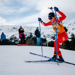 Samse National Tour n°4,MÉRIBEL, FRANCE - JANUARY 17: FONTAINE THEMICE of FRA January 17, 2026 in Méribel, France. (Photo by Rodriguez Alexis / @Aleiks_photo)