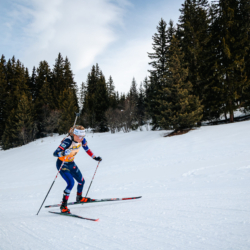 Samse National Tour n°4,MÉRIBEL, FRANCE - JANUARY 17: DUPONT BALLET BAZ LOU ANNE of FRA January 17, 2026 in Méribel, France. (Photo by Rodriguez Alexis / @Aleiks_photo)