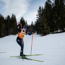Samse National Tour n°4,MÉRIBEL, FRANCE - JANUARY 17: DEBUYSER ADELINE of FRA January 17, 2026 in Méribel, France. (Photo by Rodriguez Alexis / @Aleiks_photo)