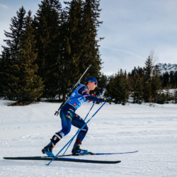 Samse National Tour n°4,MÉRIBEL, FRANCE - JANUARY 17: PERRIN CORALIE of FRA January 17, 2026 in Méribel, France. (Photo by Rodriguez Alexis / @Aleiks_photo)