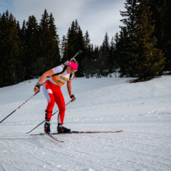 Samse National Tour n°4,MÉRIBEL, FRANCE - JANUARY 17: BRUN LENA of FRA January 17, 2026 in Méribel, France. (Photo by Rodriguez Alexis / @Aleiks_photo)