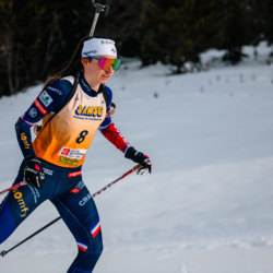 Samse National Tour n°4,MÉRIBEL, FRANCE - JANUARY 17: ROGUET LOUISE of FRA January 17, 2026 in Méribel, France. (Photo by Rodriguez Alexis / @Aleiks_photo)