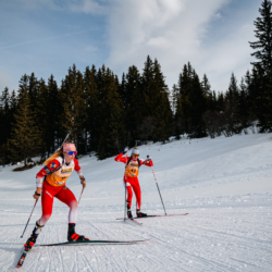 Samse National Tour n°4,MÉRIBEL, FRANCE - JANUARY 17: MORETTI LENA of FRA January 17, 2026 in Méribel, France. (Photo by Rodriguez Alexis / @Aleiks_photo)