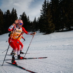 Samse National Tour n°4,MÉRIBEL, FRANCE - JANUARY 17: MORETTI LENA of FRA January 17, 2026 in Méribel, France. (Photo by Rodriguez Alexis / @Aleiks_photo)