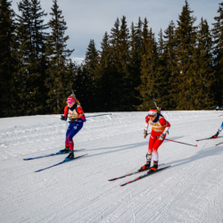 Samse National Tour n°4,MÉRIBEL, FRANCE - JANUARY 17: PIC CALINE of FRA January 17, 2026 in Méribel, France. (Photo by Rodriguez Alexis / @Aleiks_photo)