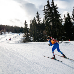 Samse National Tour n°4,MÉRIBEL, FRANCE - JANUARY 17: GACHET EMMA of FRA January 17, 2026 in Méribel, France. (Photo by Rodriguez Alexis / @Aleiks_photo)