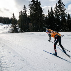 Samse National Tour n°4,MÉRIBEL, FRANCE - JANUARY 17: BLANC LISA of FRA January 17, 2026 in Méribel, France. (Photo by Rodriguez Alexis / @Aleiks_photo)
