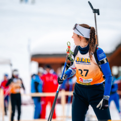 Samse National Tour n°4,MÉRIBEL, FRANCE - JANUARY 17: DUVILLARD NINON of FRA January 17, 2026 in Méribel, France. (Photo by Rodriguez Alexis / @Aleiks_photo)