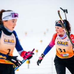 Samse National Tour n°4,MÉRIBEL, FRANCE - JANUARY 17: LAURENT FIONA of FRA January 17, 2026 in Méribel, France. (Photo by Rodriguez Alexis / @Aleiks_photo)