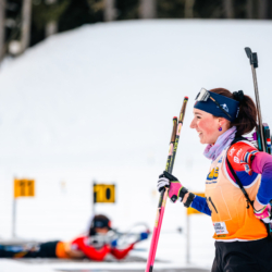 Samse National Tour n°4,MÉRIBEL, FRANCE - JANUARY 17: LAURENT FIONA of FRA January 17, 2026 in Méribel, France. (Photo by Rodriguez Alexis / @Aleiks_photo)