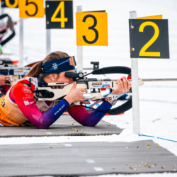 Samse National Tour n°4,MÉRIBEL, FRANCE - JANUARY 17: MARGUIER LEA of FRA January 17, 2026 in Méribel, France. (Photo by Rodriguez Alexis / @Aleiks_photo)