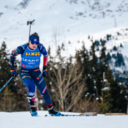 Samse National Tour n°4,MÉRIBEL, FRANCE - JANUARY 17: PERRIN CORALIE of FRA January 17, 2026 in Méribel, France. (Photo by Rodriguez Alexis / @Aleiks_photo)