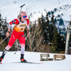 Samse National Tour n°4,MÉRIBEL, FRANCE - JANUARY 17: MORETTI LENA of FRA January 17, 2026 in Méribel, France. (Photo by Rodriguez Alexis / @Aleiks_photo)