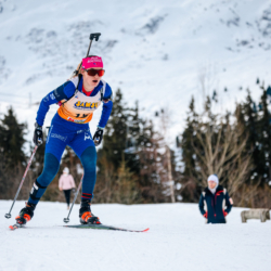 Samse National Tour n°4,MÉRIBEL, FRANCE - JANUARY 17: ORVAIN CHLOE of FRA January 17, 2026 in Méribel, France. (Photo by Rodriguez Alexis / @Aleiks_photo)