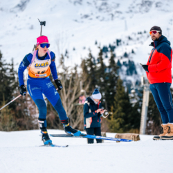 Samse National Tour n°4,MÉRIBEL, FRANCE - JANUARY 17: DUSSERRE ALICE of FRA January 17, 2026 in Méribel, France. (Photo by Rodriguez Alexis / @Aleiks_photo)