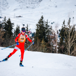 Samse National Tour n°4,MÉRIBEL, FRANCE - JANUARY 17: FONTAINE THEMICE of FRA January 17, 2026 in Méribel, France. (Photo by Rodriguez Alexis / @Aleiks_photo)
