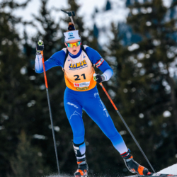 Samse National Tour n°4,MÉRIBEL, FRANCE - JANUARY 17: TEYSSANDIER JEANNE of FRA January 17, 2026 in Méribel, France. (Photo by Rodriguez Alexis / @Aleiks_photo)