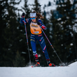 Samse National Tour n°4,MÉRIBEL, FRANCE - JANUARY 17: BUGEAUD LOLA of FRA January 17, 2026 in Méribel, France. (Photo by Rodriguez Alexis / @Aleiks_photo)
