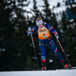 Samse National Tour n°4,MÉRIBEL, FRANCE - JANUARY 17: DUPONT BALLET BAZ LOU ANNE of FRA January 17, 2026 in Méribel, France. (Photo by Rodriguez Alexis / @Aleiks_photo)