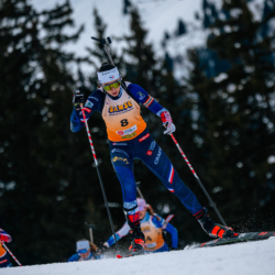 Samse National Tour n°4,MÉRIBEL, FRANCE - JANUARY 17: ROGUET LOUISE of FRA January 17, 2026 in Méribel, France. (Photo by Rodriguez Alexis / @Aleiks_photo)