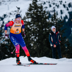 Samse National Tour n°4,MÉRIBEL, FRANCE - JANUARY 17: CART LAMY LISA of FRA January 17, 2026 in Méribel, France. (Photo by Rodriguez Alexis / @Aleiks_photo)