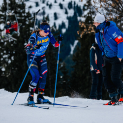 Samse National Tour n°4,MÉRIBEL, FRANCE - JANUARY 17: PERRIN CORALIE of FRA January 17, 2026 in Méribel, France. (Photo by Rodriguez Alexis / @Aleiks_photo)