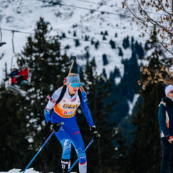 Samse National Tour n°4,MÉRIBEL, FRANCE - JANUARY 17: OUVRIER-BUFFET ADELE of FRA January 17, 2026 in Méribel, France. (Photo by Rodriguez Alexis / @Aleiks_photo)