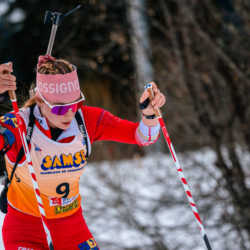 Samse National Tour n°4,MÉRIBEL, FRANCE - JANUARY 17: MORETTI LENA of FRA January 17, 2026 in Méribel, France. (Photo by Rodriguez Alexis / @Aleiks_photo)