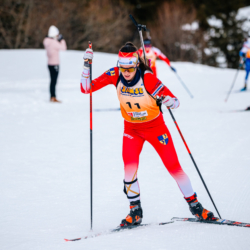 Samse National Tour n°4,MÉRIBEL, FRANCE - JANUARY 17: PIC CALINE of FRA January 17, 2026 in Méribel, France. (Photo by Rodriguez Alexis / @Aleiks_photo)