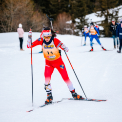 Samse National Tour n°4,MÉRIBEL, FRANCE - JANUARY 17: PIC CALINE of FRA January 17, 2026 in Méribel, France. (Photo by Rodriguez Alexis / @Aleiks_photo)