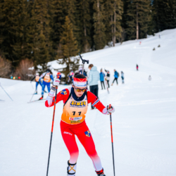 Samse National Tour n°4,MÉRIBEL, FRANCE - JANUARY 17: PIC CALINE of FRA January 17, 2026 in Méribel, France. (Photo by Rodriguez Alexis / @Aleiks_photo)