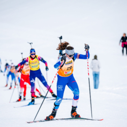 Samse National Tour n°4,MÉRIBEL, FRANCE - JANUARY 17: OLIVA JULIETTE of FRA January 17, 2026 in Méribel, France. (Photo by Rodriguez Alexis / @Aleiks_photo)