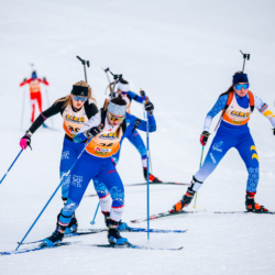 Samse National Tour n°4,MÉRIBEL, FRANCE - JANUARY 17: ACHOUI MAELLE of FRA January 17, 2026 in Méribel, France. (Photo by Rodriguez Alexis / @Aleiks_photo)