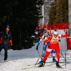 Samse National Tour n°4,MÉRIBEL, FRANCE - JANUARY 17: HERICHER MARIE of FRA January 17, 2026 in Méribel, France. (Photo by Rodriguez Alexis / @Aleiks_photo)