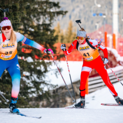 Samse National Tour n°4,MÉRIBEL, FRANCE - JANUARY 17: ODILE ROSALIE of FRA January 17, 2026 in Méribel, France. (Photo by Rodriguez Alexis / @Aleiks_photo)