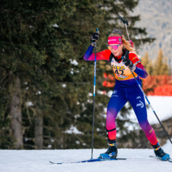 Samse National Tour n°4,MÉRIBEL, FRANCE - JANUARY 17: BOUILLET ELSA of FRA January 17, 2026 in Méribel, France. (Photo by Rodriguez Alexis / @Aleiks_photo)